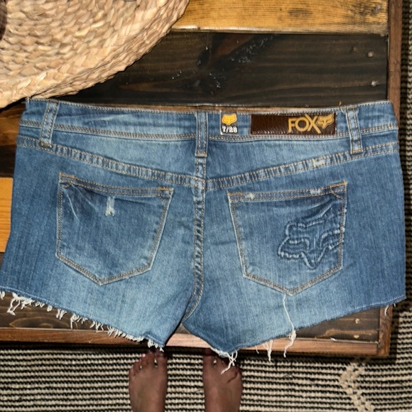 Fox Pants - Fox Women's Blue Denim Shorts